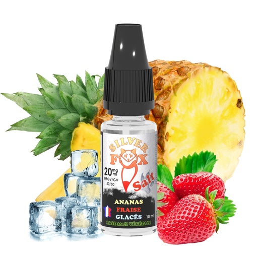 Ananas Fraise Silver Fox 20mg